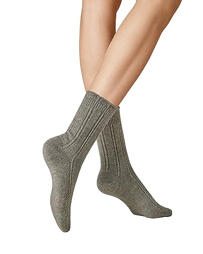 KUNERT Damen Socken Bedsocks wärmend Lichtgrau 0170 35/38 von KUNERT