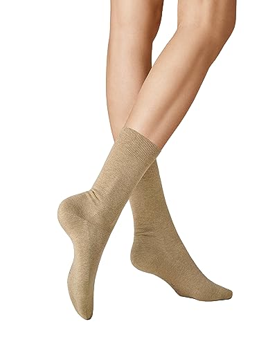 KUNERT Damen Socken Liz druckfreier Bund Beige-mel. 8320 39/42 von KUNERT