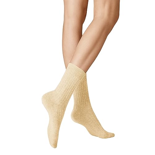 KUNERT Damen Socken Winter Dreams - Rib weich Winterweiss 39-42 von KUNERT