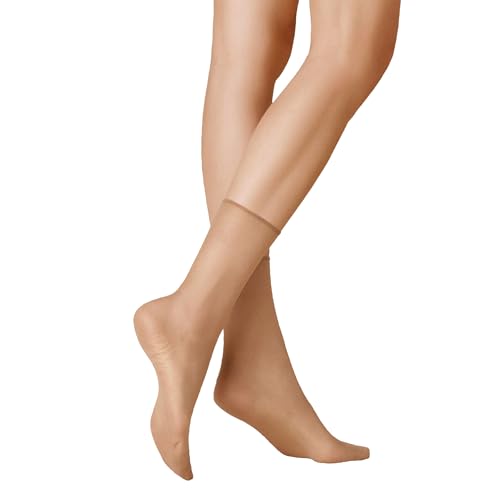 KUNERT Damen Söckchen Beauty 7 hauchdünn 7 DEN tan 1003 39-42 von KUNERT