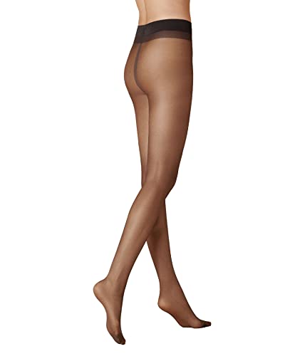 KUNERT Damen Strumpfhose Mystique 20 transparent 20 DEN Espresso 4800 36/38 von KUNERT