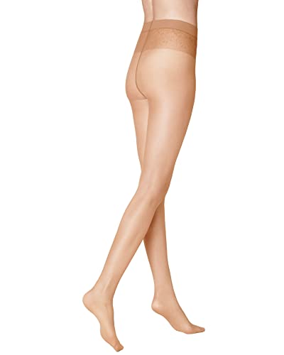 KUNERT Damen Strumpfhose Mystique 5 ultra-transparent 5 DEN Puder 3550 36/38 von KUNERT