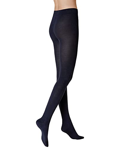 KUNERT Damen Soft Wool Cotton Leggings, Blau (Marine 0350), 44/46 von KUNERT