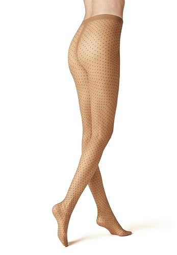 KUNERT Damen Strumpfhosen Delicate Dots 15 den appearance golden 1002 42-44 von KUNERT