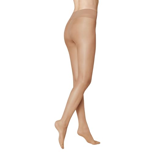 KUNERT Damen Strumpfhosen Fresh Up 10 klimaregulierend 10 DEN tan 1003 48-50 von KUNERT