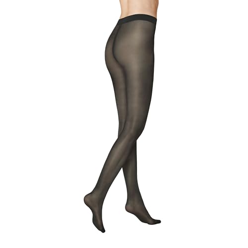 KUNERT Damen Strumpfhosen Satin Look 40 semi-blickdicht glänzend 40 DEN Graphit 0420 44-46 von KUNERT