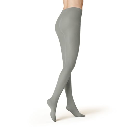 KUNERT Damen Strumpfhosen Velvet 40 semi-blickdicht matt-schimmernd 40 DEN pebble grey 1240 36-38 von KUNERT