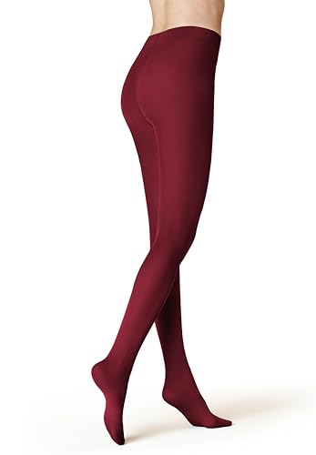 KUNERT Damen Velvet 40 semi-Blickdicht matt-schimmernd Strumpfhose, 40 den, Festive red, 22-50 Plus von KUNERT