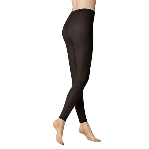 KUNERT Damen Velvet 40 weiches Abschlußbündchen Leggings, Night-Lacquer 1535, 44-46 von KUNERT