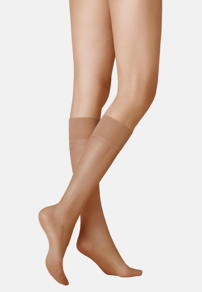 KUNERT Feinkniestrümpfe Fresh Up 10 (1-Paar) Sommerliche Kniestrümpfe mit Frische-Kick von KUNERT