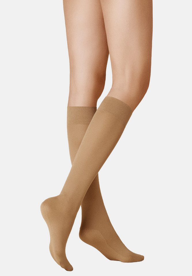 KUNERT Feinkniestrümpfe Warm Up 60 (1-Paar) Wärmende Kniestrümpfe mit WARM-FIBER von KUNERT