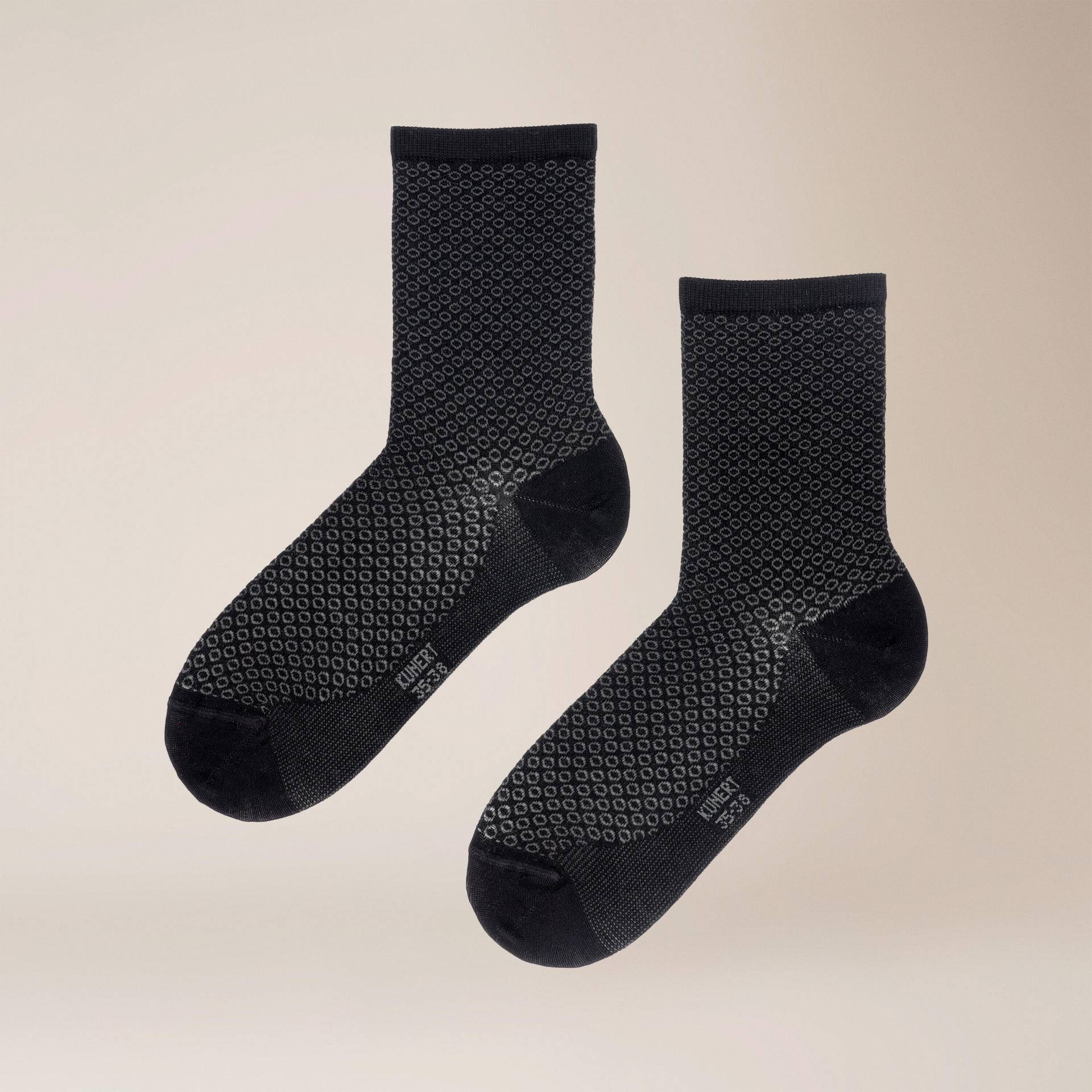 KUNERT - GRAPHIC CHECKS black - Gr. - 36.5 von KUNERT