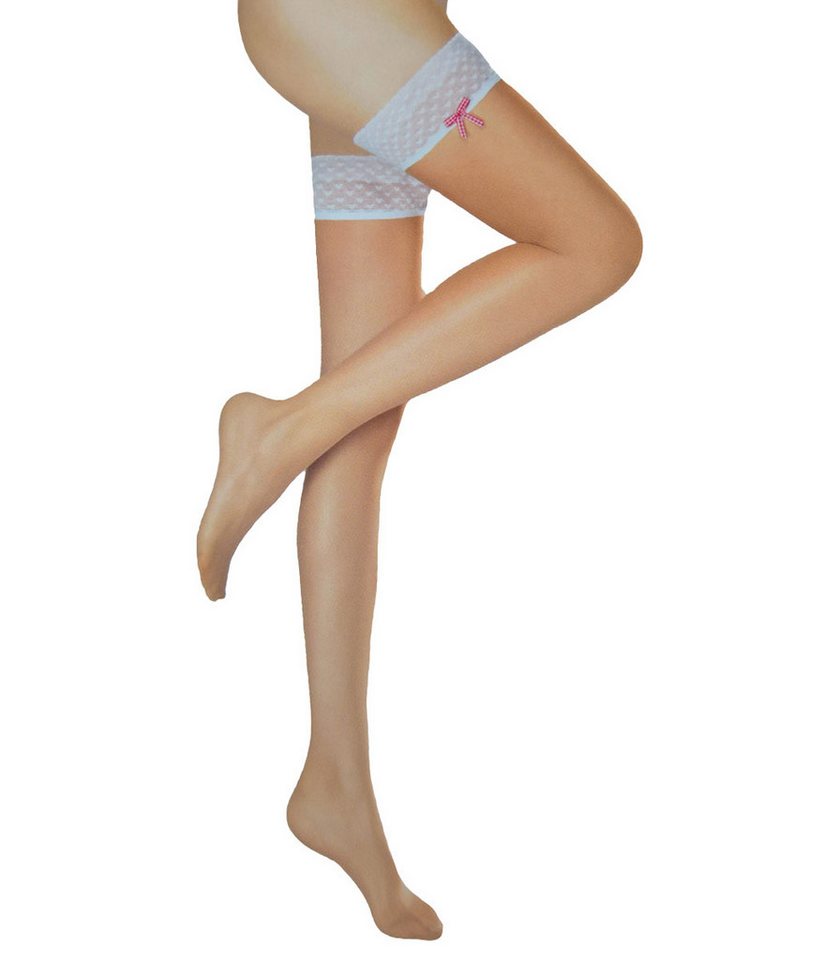 KUNERT Halterlose Strümpfe EDELWEIS STYLE (Packung, 1-Paar, 1 Paar) transparent & matt von KUNERT