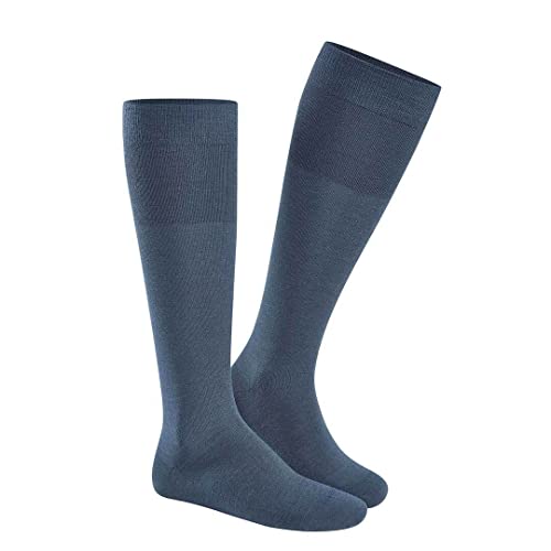 KUNERT Herren Kniestrümpfe Gary wärmend Blue-grey 3660 39/42 von KUNERT