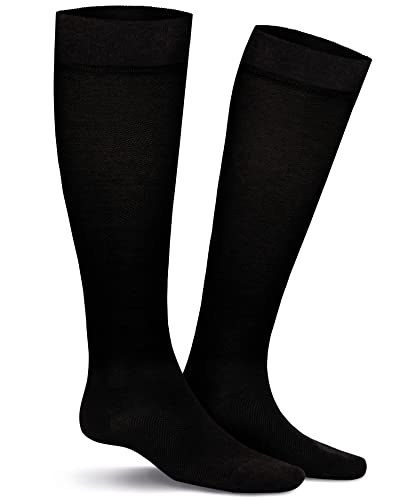 KUNERT Herren Kniestrümpfe Fly&Care® Stützklasse III effektive Stützwirkung Brown-mel. 8210 39-40 von KUNERT