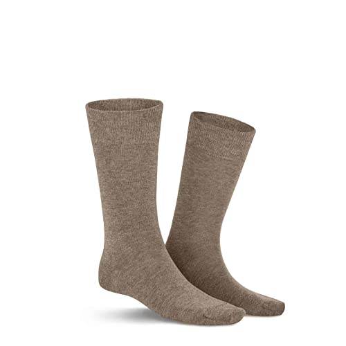 KUNERT Herren Socken Richard druckfreier Bund Beige-mel. 8320 43/46 von KUNERT