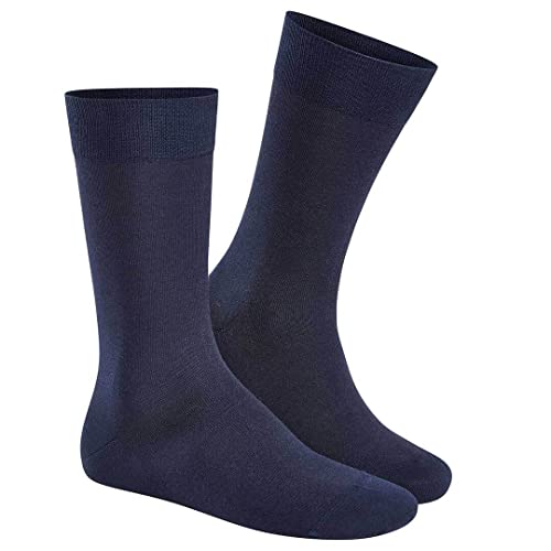 KUNERT Herren Socken Clark druckfreier Bund Navy 9550 39/42 von KUNERT