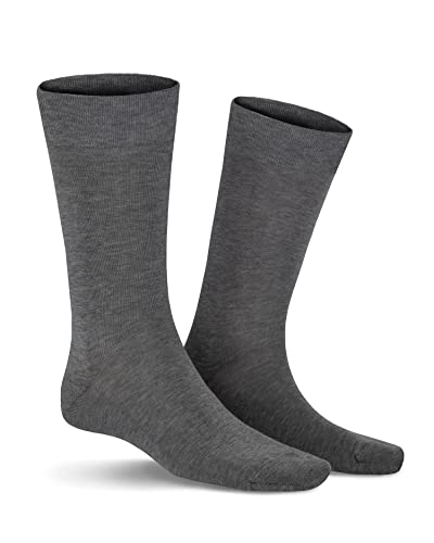 KUNERT Herren Socken Clark druckfreier Bund Silver-mel. 8110 39/42 von KUNERT