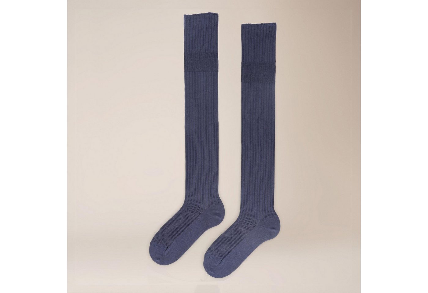 KUNERT Kniestrümpfe Ajour Stripe (1-Paar) Overknees mit zartem Loch-Muster von KUNERT