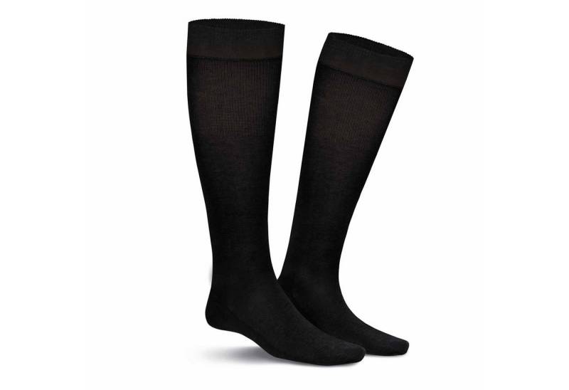 KUNERT Kniestrümpfe Clark (1-Paar) Herren Baumwoll-Kniestrümpfe mit perfekter Passform von KUNERT