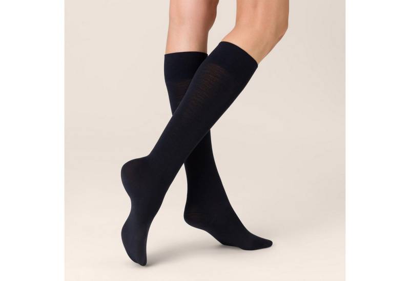 KUNERT Kniestrümpfe Sensual Merino (1-Paar) Damen Kniestrümpfe aus atmungsaktiver Merinowolle von KUNERT