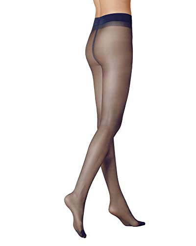 KUNERT Damen Strumpfhose Mystique 20 transparent 20 DEN Marine 0880 38/40 von KUNERT