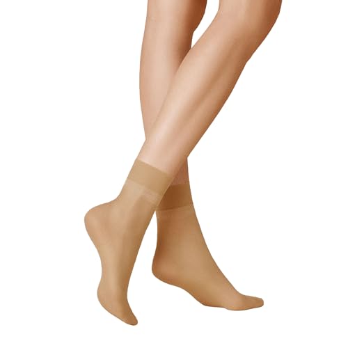 KUNERT Damen Söckchen Mystique 20 Maschenstopp 20 DEN Cashmere 0540 35/38 von KUNERT