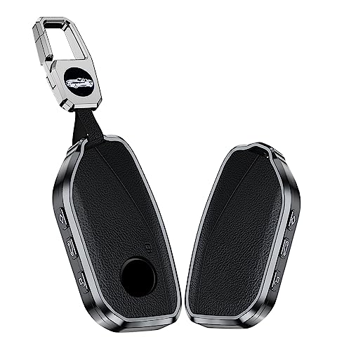 KUNIO Schlüsselhülle Passt für BMW X7 X1 U11 iX ix1 Tourer U06 X6 XM 7er G07 I7 2023 Aluminiumlegierung Leder Autoschlüssel Hülle Schlüsselanhänger Schutzhülle Schlüsseletui Schwarz KUNIO Schlüsselhülle Passt für BMW X7 X1 U11 iX ix1 Tourer U06 X6 XM 7er G07 I7 2023 Aluminiumlegierung Leder Autoschlüssel Hülle Schlüsselanhänger Schutzhülle Schlüsseletui Schwarz von KUNIO
