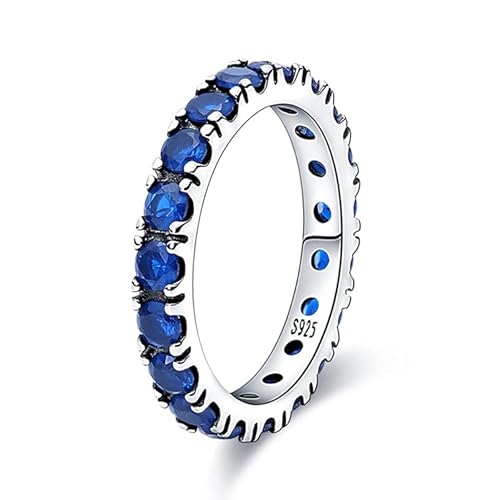 KUNSIR 925 Sterling Silber Ringe für Damen Liebesknoten Ringe Finger Federringe Schmuck Geschenke gekreuzte Ringe für Frauen mit Zirkonia Größe R1 von KUNSIR