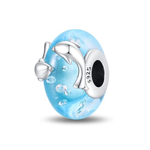 KUNSIR Charm Anhänger Damen 925 Sterling Silber für Armband Charms Beads passend für Pandora Armband und Halskette, Kompatibel mit Europäischen Armbänder für Frauen Mädchen C3 von KUNSIR