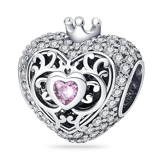 KUNSIR Charm Anhänger Damen 925 Sterling Silber für Armband Charms Beads passend für Pandora Armband und Halskette, Kompatibel mit Europäischen Armbänder für Frauen Mädchen C1 KUNSIR Charm Anhänger Damen 925 Sterling Silber für Armband Charms Beads passend für Pandora Armband und Halskette, Kompatibel mit Europäischen Armbänder für Frauen Mädchen C1 von KUNSIR