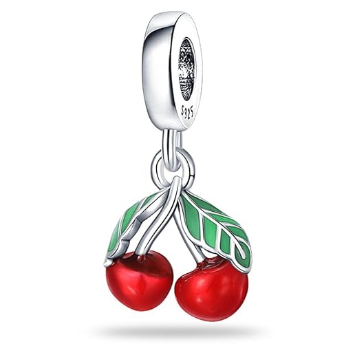KUNSIR Charm Anhänger Damen 925 Sterling Silber für Armband Charms Beads passend für Pandora Armband und Halskette, Kompatibel mit Europäischen Armbänder für Frauen Mädchen C1 von KUNSIR