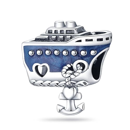 KUNSIR Charm Anhänger Damen 925 Sterling Silber für Armband Charms Beads passend für Pandora Armband und Halskette, Kompatibel mit Europäischen Armbänder für Frauen Mädchen C1 KUNSIR Charm Anhänger Damen 925 Sterling Silber für Armband Charms Beads passend für Pandora Armband und Halskette, Kompatibel mit Europäischen Armbänder für Frauen Mädchen C1 von KUNSIR