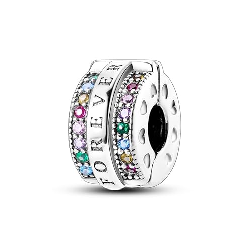 KUNSIR Charm Anhänger Damen 925 Sterling Silber für Armband Charms Beads passend für Pandora Armband und Halskette, Kompatibel mit Europäischen Armbänder für Frauen Mädchen C2 von KUNSIR