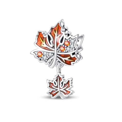 KUNSIR Charm Anhänger Damen 925 Sterling Silber für Armband Charms Beads passend für Pandora Armband und Halskette, Kompatibel mit Europäischen Armbänder für Frauen Mädchen von KUNSIR