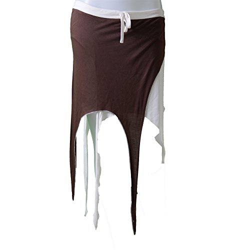 Kunst und Magie 2in1 Zipfeliger Elfen Mini Rock Top, Farbe:Braun Kunst und Magie 2in1 Zipfeliger Elfen Mini Rock Top, Farbe:Braun von Kunst und Magie