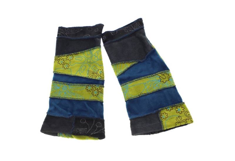 KUNST UND MAGIE Armstulpen Kunst& Magie Damen Samt Armstulpen Stulpen Handwärmer Handschuhe Boho von KUNST UND MAGIE