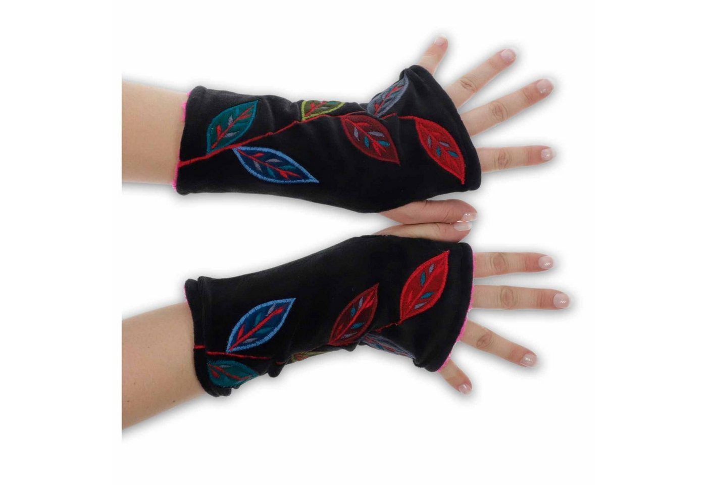 KUNST UND MAGIE Armstulpen Kunst und Magie Samt Armstulpen Wendbare Stulpen Handwärmer 2in1 KUNST UND MAGIE Armstulpen Kunst und Magie Samt Armstulpen Wendbare Stulpen Handwärmer 2in1 von KUNST UND MAGIE