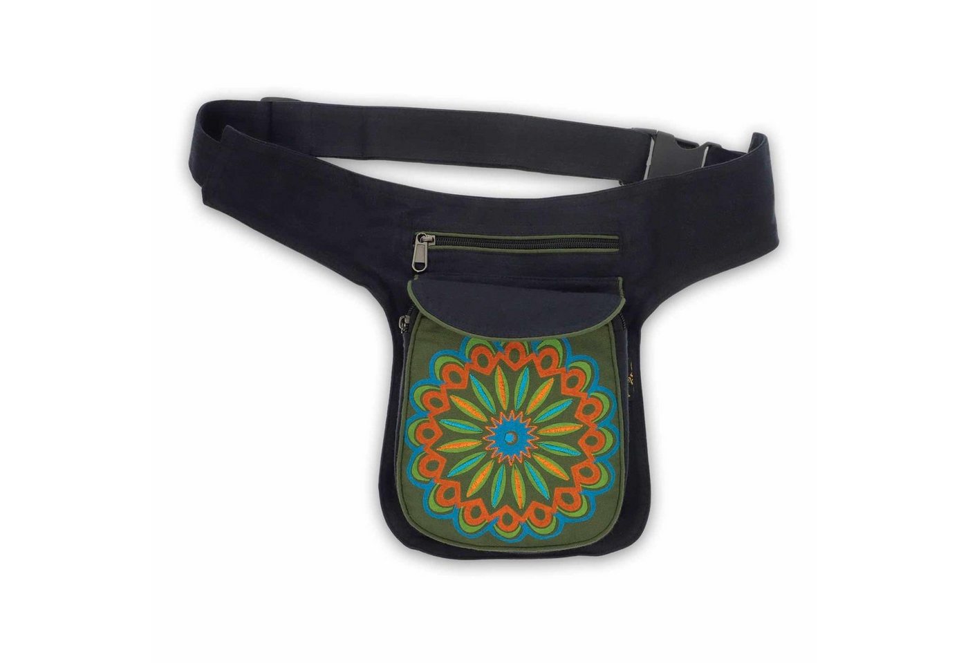 KUNST UND MAGIE Bauchtasche Bauch/Hüfttasche Mandala Gürteltasche Festivaltasche Sidebag Hippie von KUNST UND MAGIE