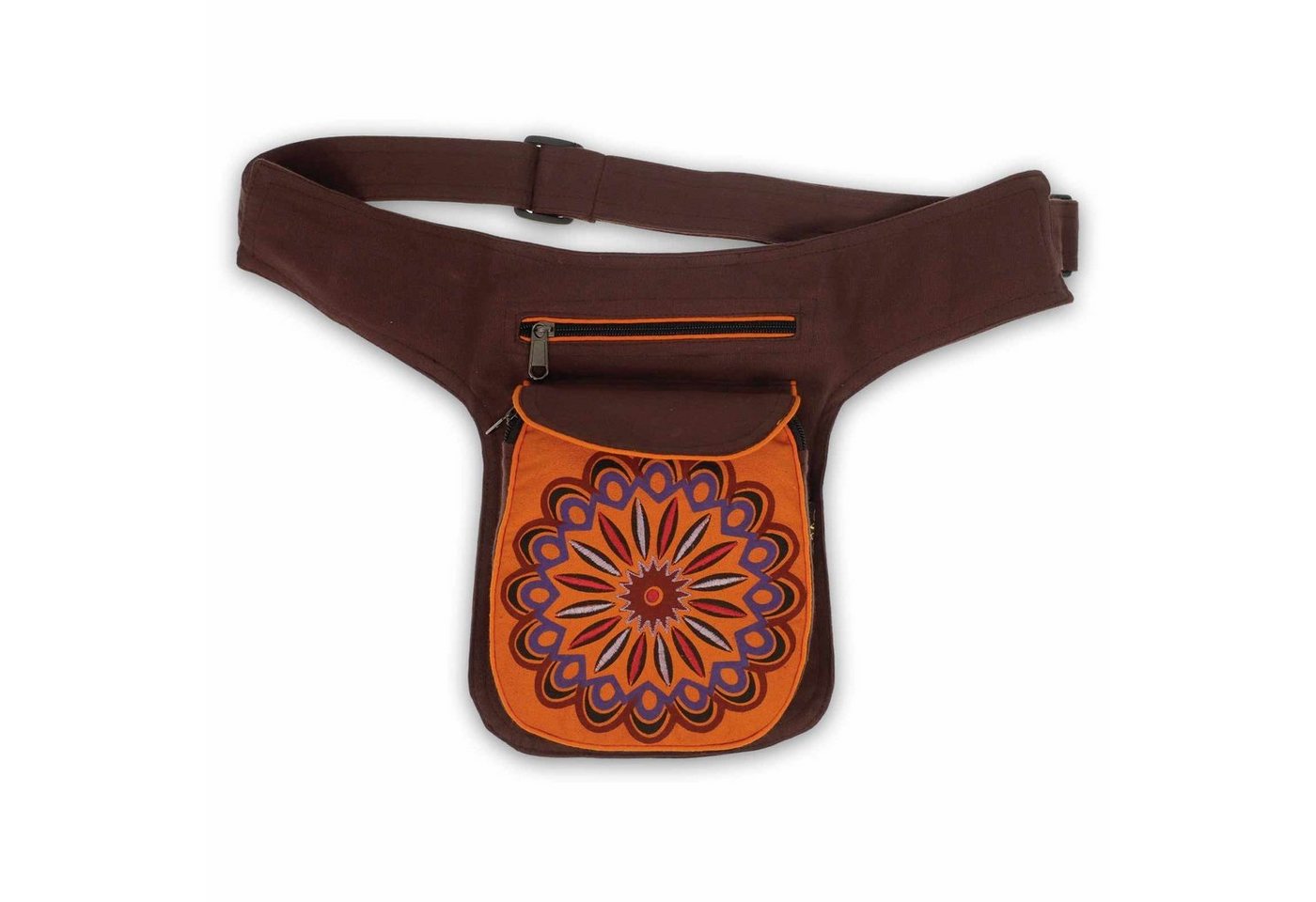 KUNST UND MAGIE Bauchtasche Bauch/Hüfttasche Mandala Gürteltasche Festivaltasche Sidebag Hippie von KUNST UND MAGIE