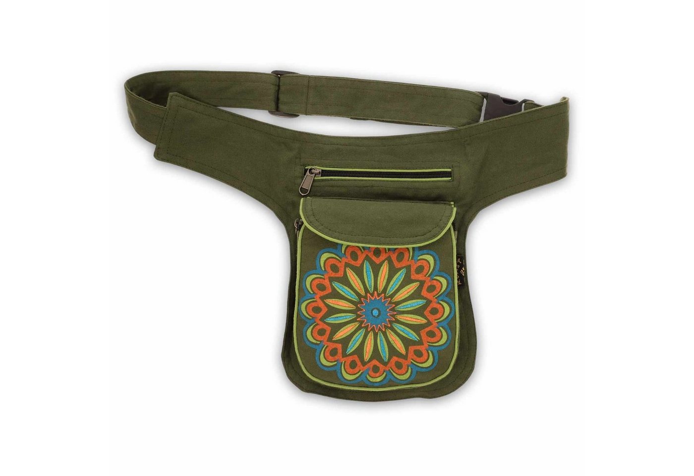 KUNST UND MAGIE Bauchtasche Bauch/Hüfttasche Mandala Gürteltasche Festivaltasche Sidebag Hippie von KUNST UND MAGIE