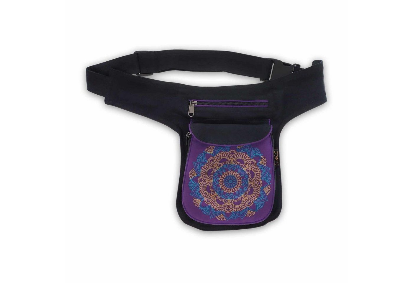 KUNST UND MAGIE Bauchtasche Bauchtasche Hüfttasche Mandala Gürteltasche Festivaltasche Sidebag von KUNST UND MAGIE