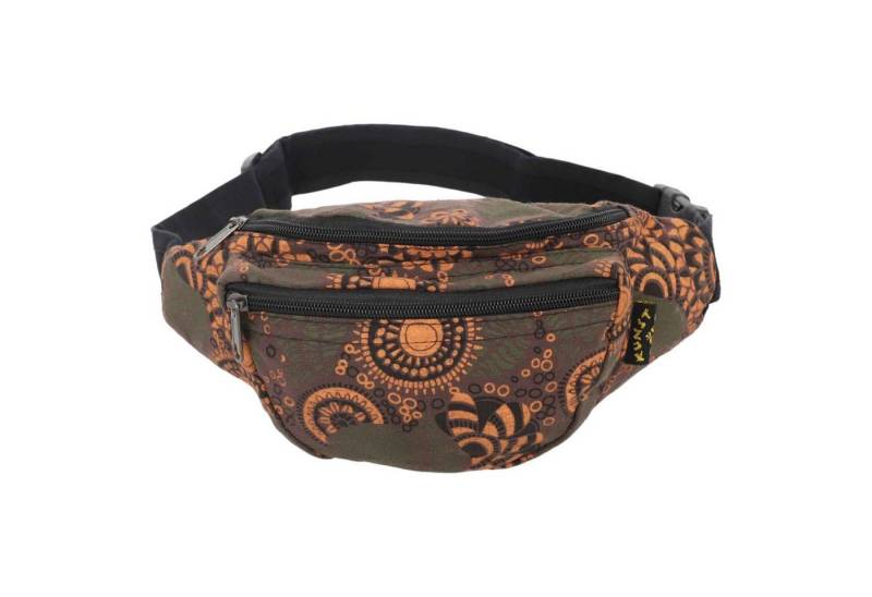 KUNST UND MAGIE Bauchtasche KUNST UND MAGIE Bunt Boho Bauchtasche Gürteltasche Hüfttasche Sidebag von KUNST UND MAGIE