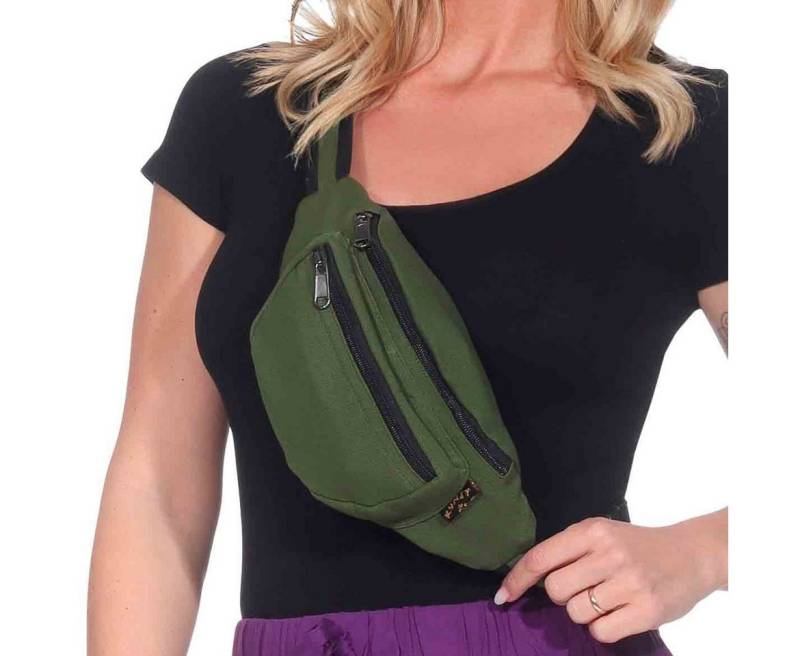 KUNST UND MAGIE Bauchtasche KUNST UND MAGIE Bunt Boho Bauchtasche Gürteltasche Hüfttasche Sidebag von KUNST UND MAGIE