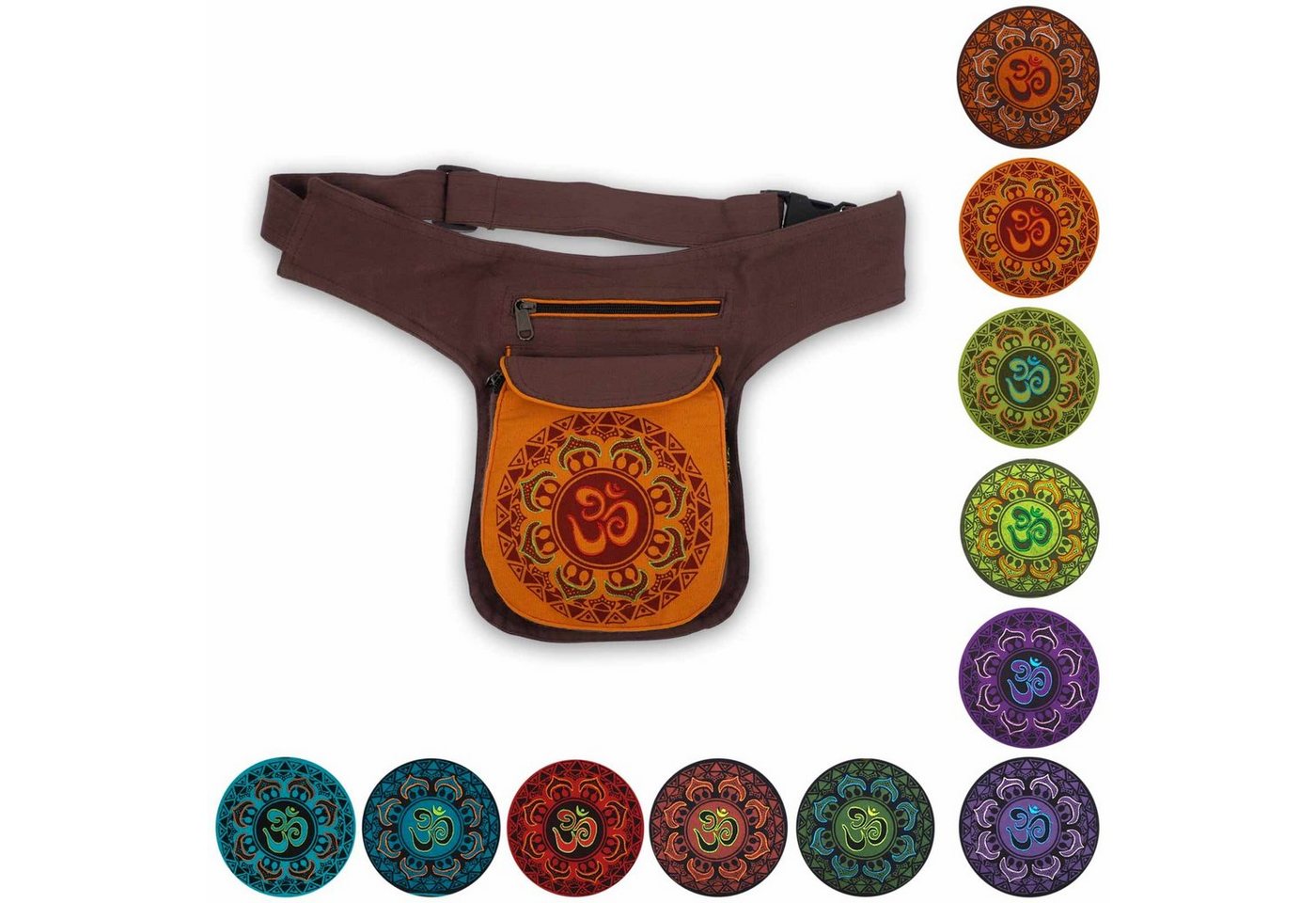 KUNST UND MAGIE Bauchtasche OM Mandala Bauchtasche Hüfttasche Mandala Gürteltasche Sidebag KUNST UND MAGIE Bauchtasche OM Mandala Bauchtasche Hüfttasche Mandala Gürteltasche Sidebag von KUNST UND MAGIE