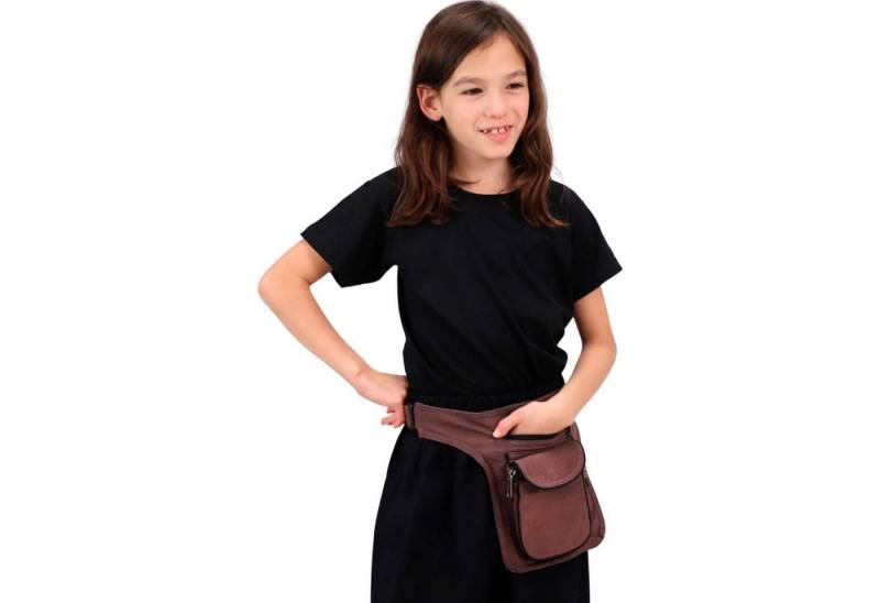 KUNST UND MAGIE Bauchtasche Kinder Schulter Bauchtasche Gürteltasche Bauchgurt Hippie Psy Sidebag von KUNST UND MAGIE
