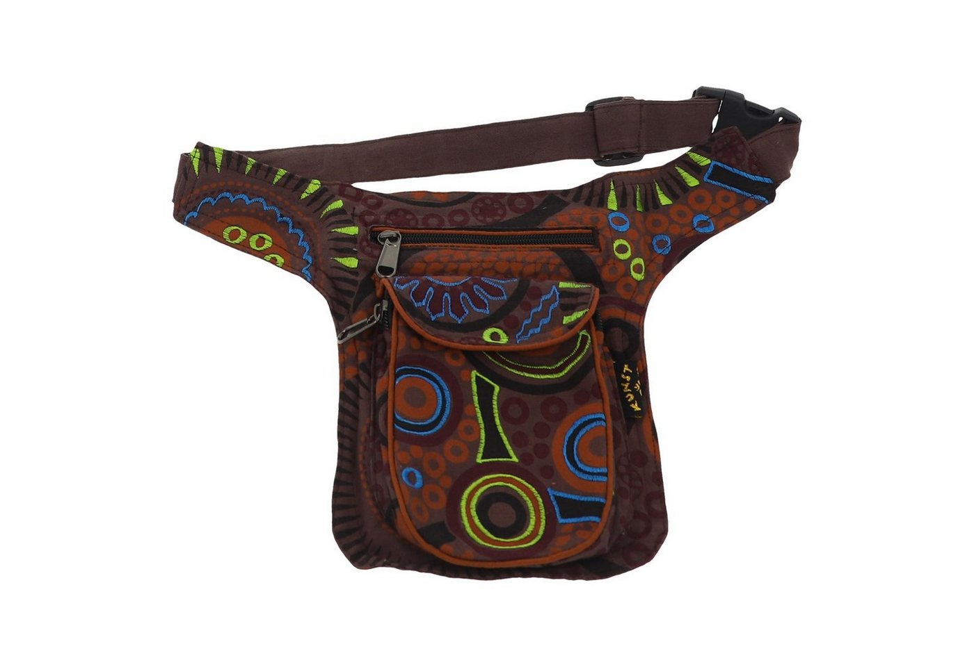 KUNST UND MAGIE Bauchtasche KINDER Schulter Bauchtasche Gürteltasche Bauchgurt Hippie Psy Kids von KUNST UND MAGIE