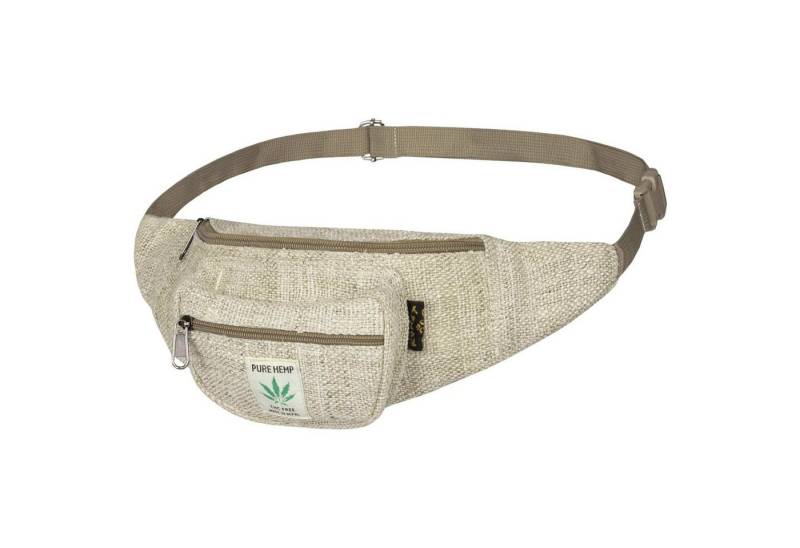 KUNST UND MAGIE Bauchtasche Nachhaltige Bauchtasche aus Hanf Goa Sidebag Gürteltasche Hüfttasche von KUNST UND MAGIE