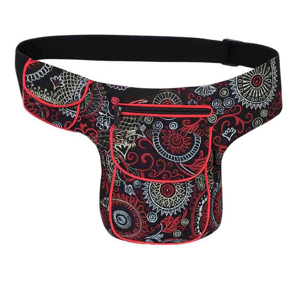 KUNST UND MAGIE Bauchtasche Schulter/Bauchtasche Gürteltasche Crossbody Hüfttasche Hippie Goa KUNST UND MAGIE Bauchtasche Schulter/Bauchtasche Gürteltasche Crossbody Hüfttasche Hippie Goa von KUNST UND MAGIE
