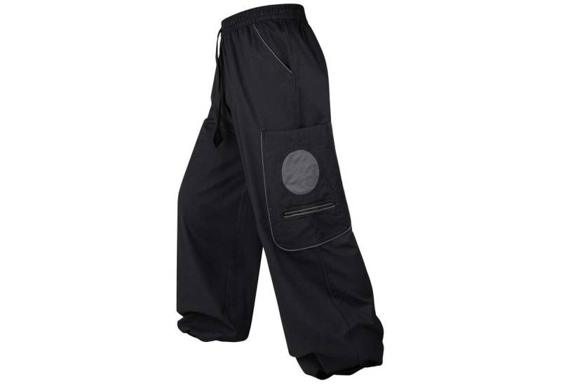 KUNST UND MAGIE Cargohose Kunst und Magie Unisex Goa Pluderhose Pumphose Freizeithose Cargohose von KUNST UND MAGIE